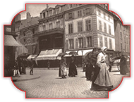 Les Maisons Lefèvre-Denise, Vaxelaire, et Gallé, rue Saint-Dizier en 1888.