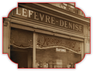 La Biscuiterie Lefèvre-Denise, 55, rue Saint-Jean à Nancy, dans les années 1910.